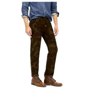 484 Slim Fit Pant in Camouflage Corduroy